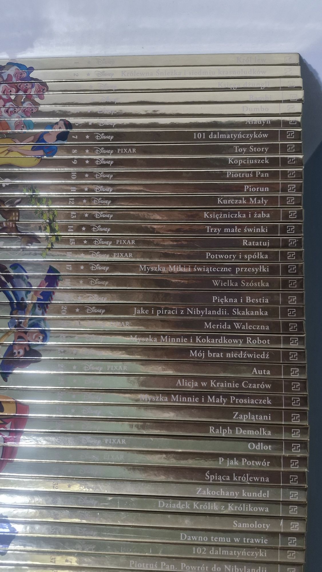 Złota Kolecja Bajek Disney 113 szt.(hachette)