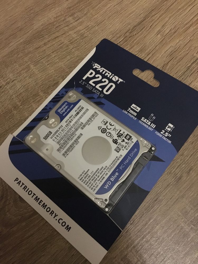 Western Digital 500 Gb Жесткий для ноутбука