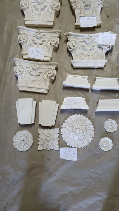 Декор над дверима (поліуретан розпродаж залишків), колона , багети