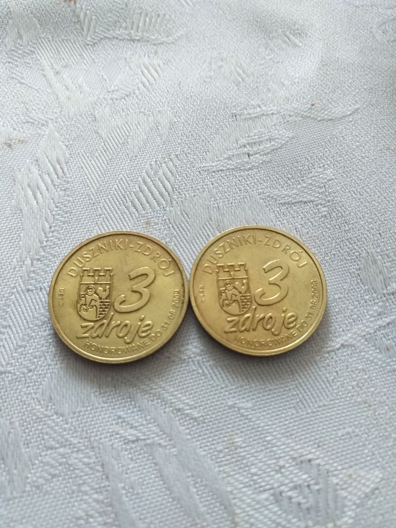 Monety lokalne 3 zdroje Duszniki zdrój