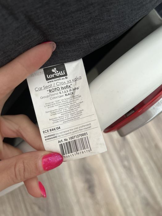 Fotelik obrotowy 360 car seat