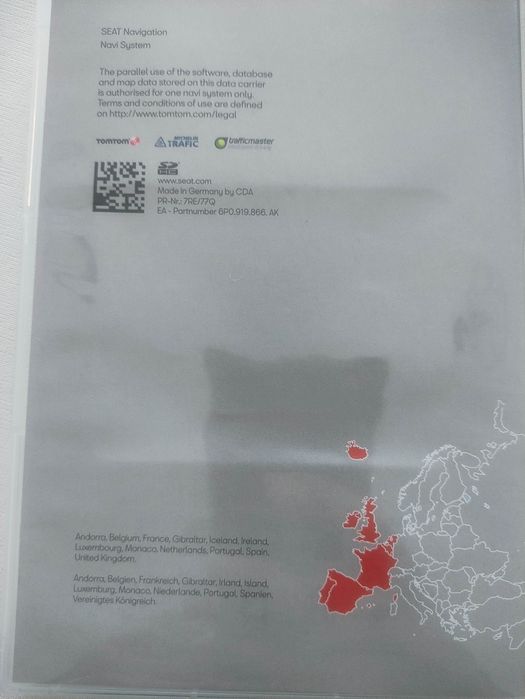 Cartão GPS SEAT Original