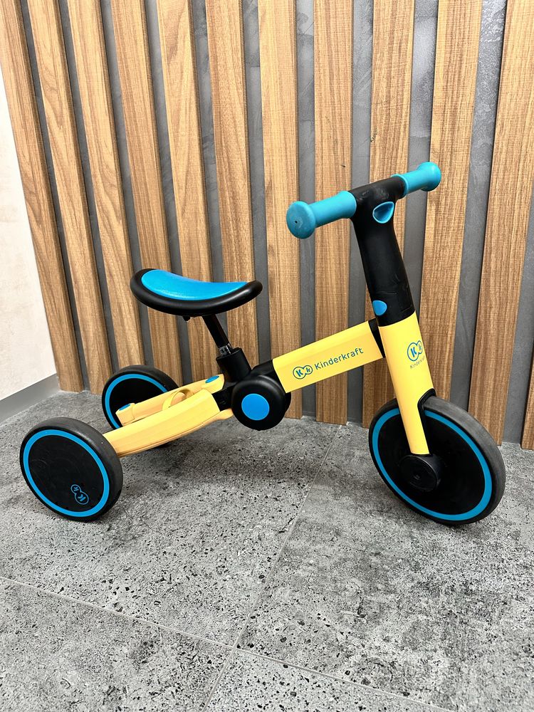 Дитячий велосипед Kinderkraft 3 в 1 4TRIKE PRIMROSE YELLOW