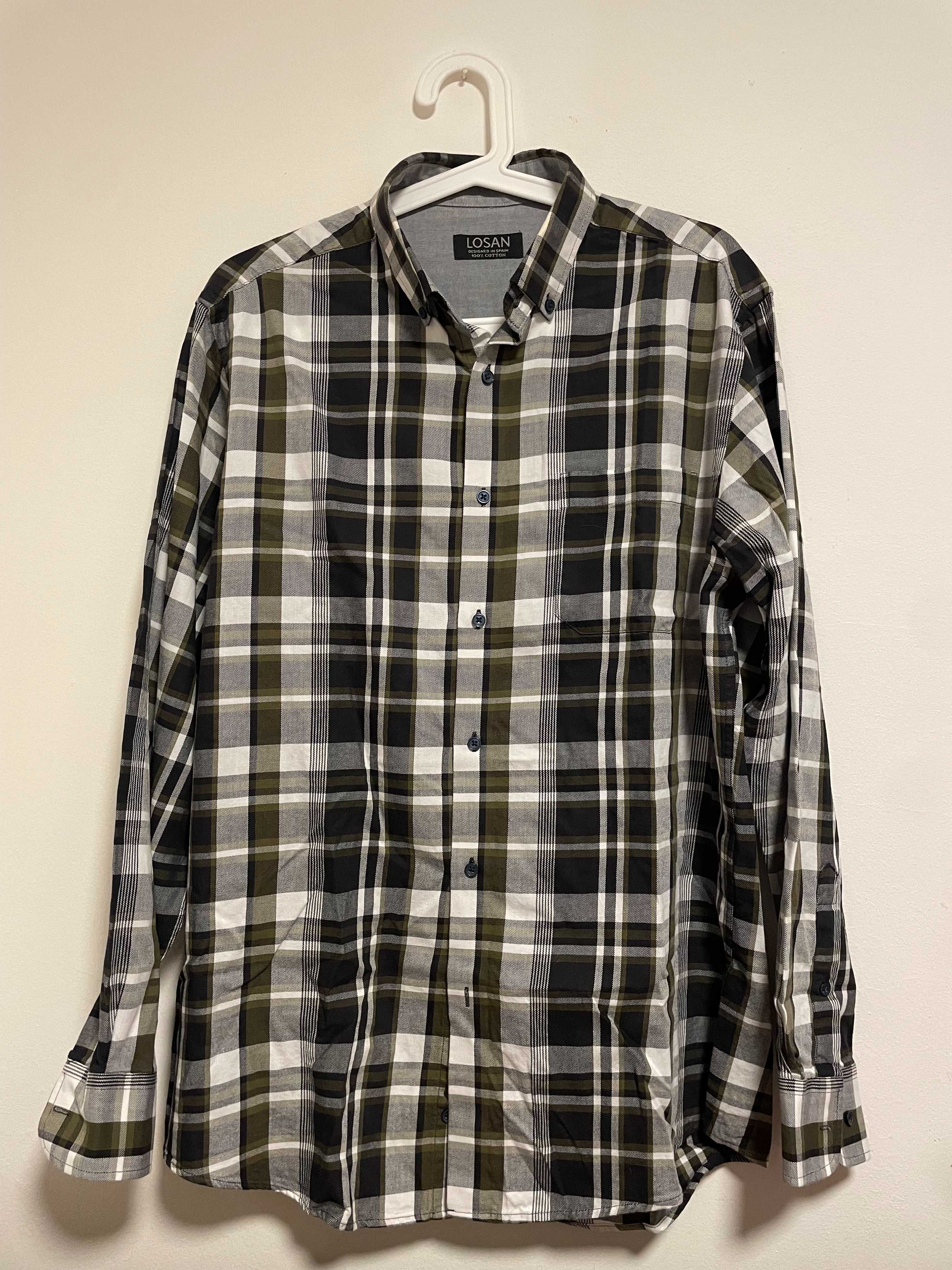 Camisa Losan Homem 100% Algodão