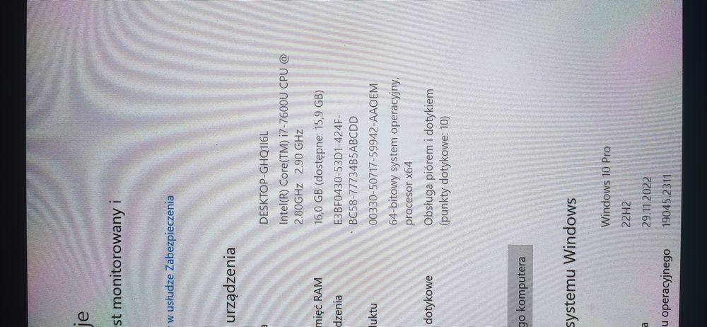 Dell latitude 5285, i7, 16GB RAM, 500GB SSD