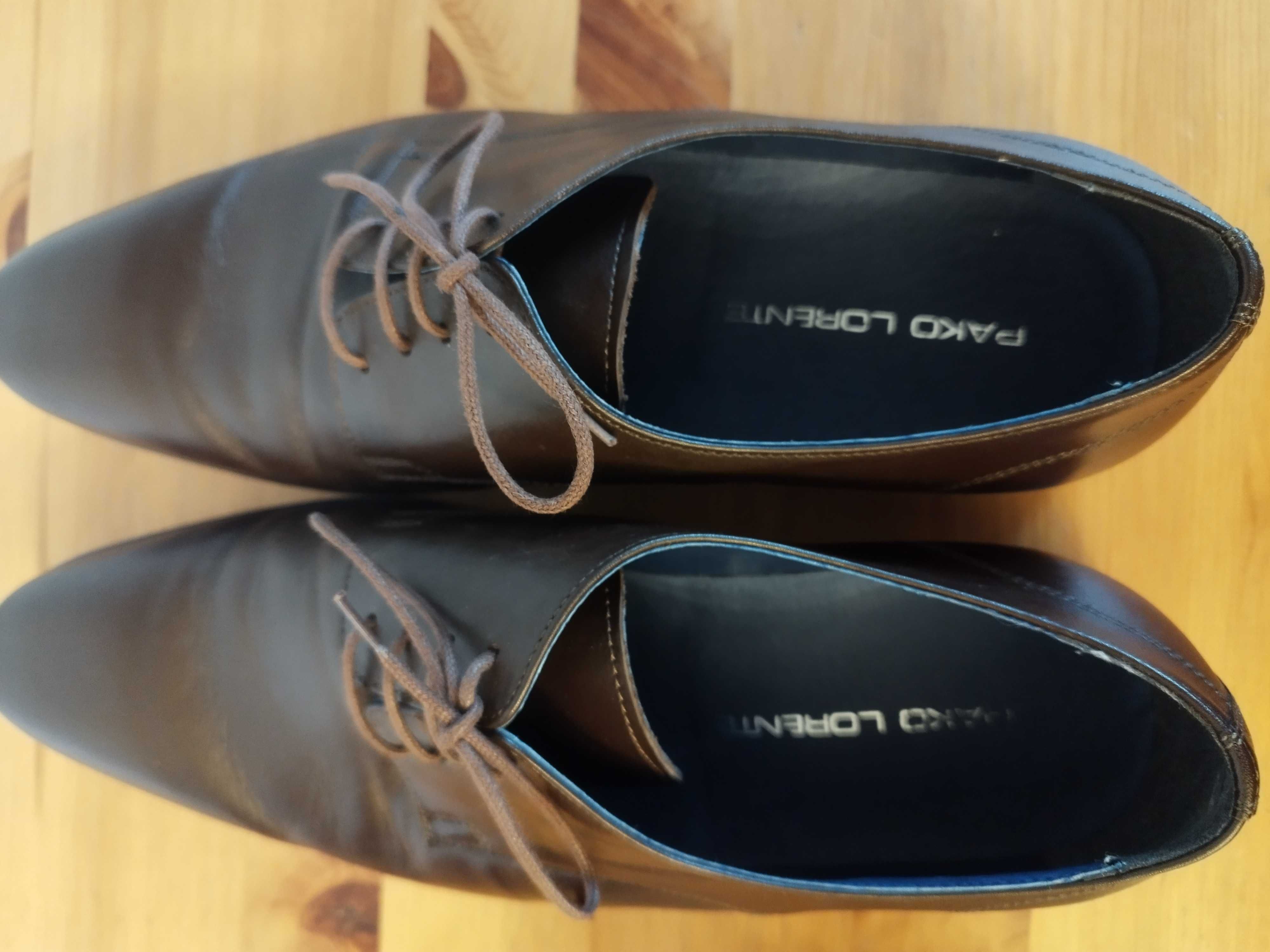 Buty męskie wizytowe brązowe Paco Lorente r. 42