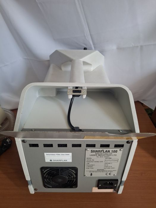 Laser dispositivo na imagem é um evacuador de fumo Sharplan 100 Xplume