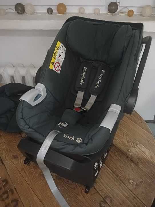 Fotelik 0-11kg babysafe york z bazą isofix