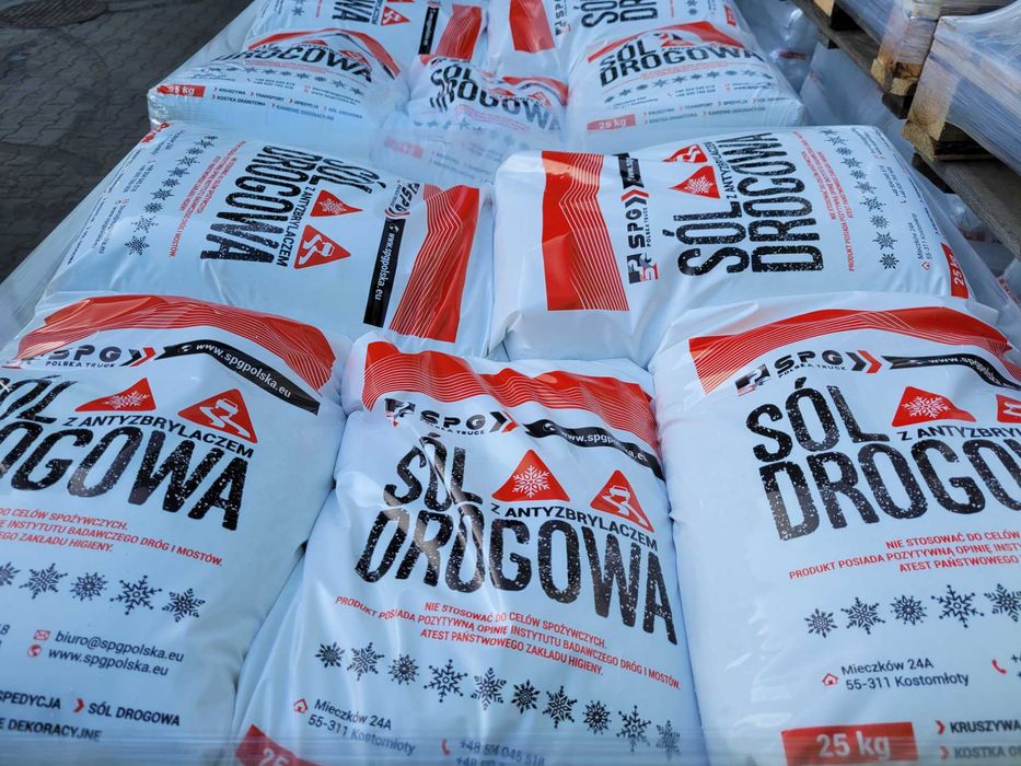 Sól drogowa worki 25 kg
