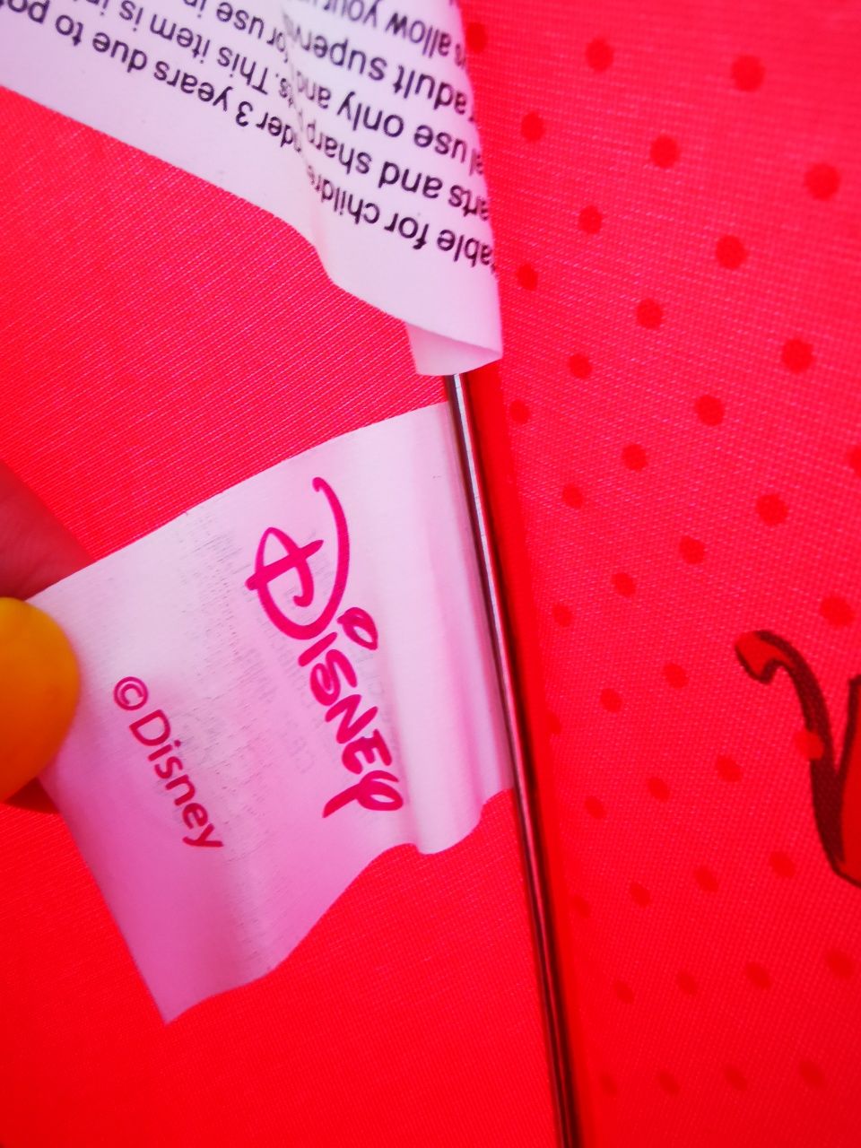 Disney оригинал детский зонт 60см красный Микки Мини Маус Minnie Mouse