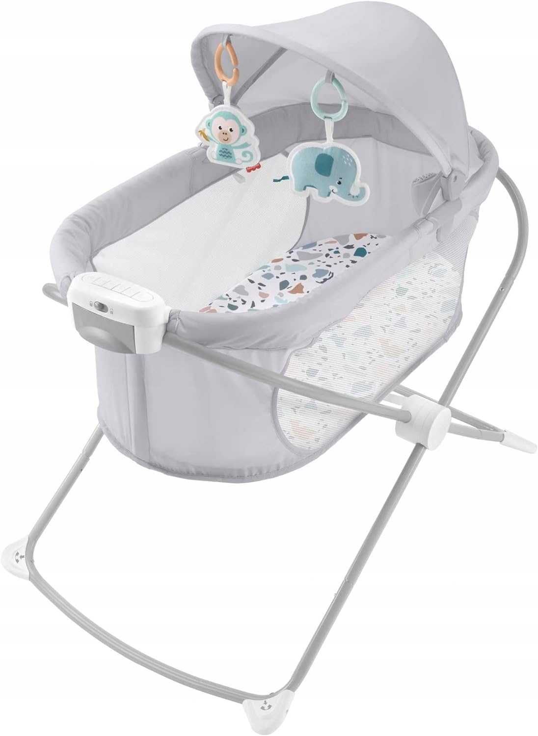 Łóżeczko dziecięce, składane Fisher Price Soothing View, 57 x 89 cm