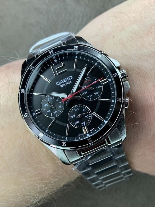 Годинник чоловічий Casio MTP-1374D-1 Оригінал Гарантія Касио