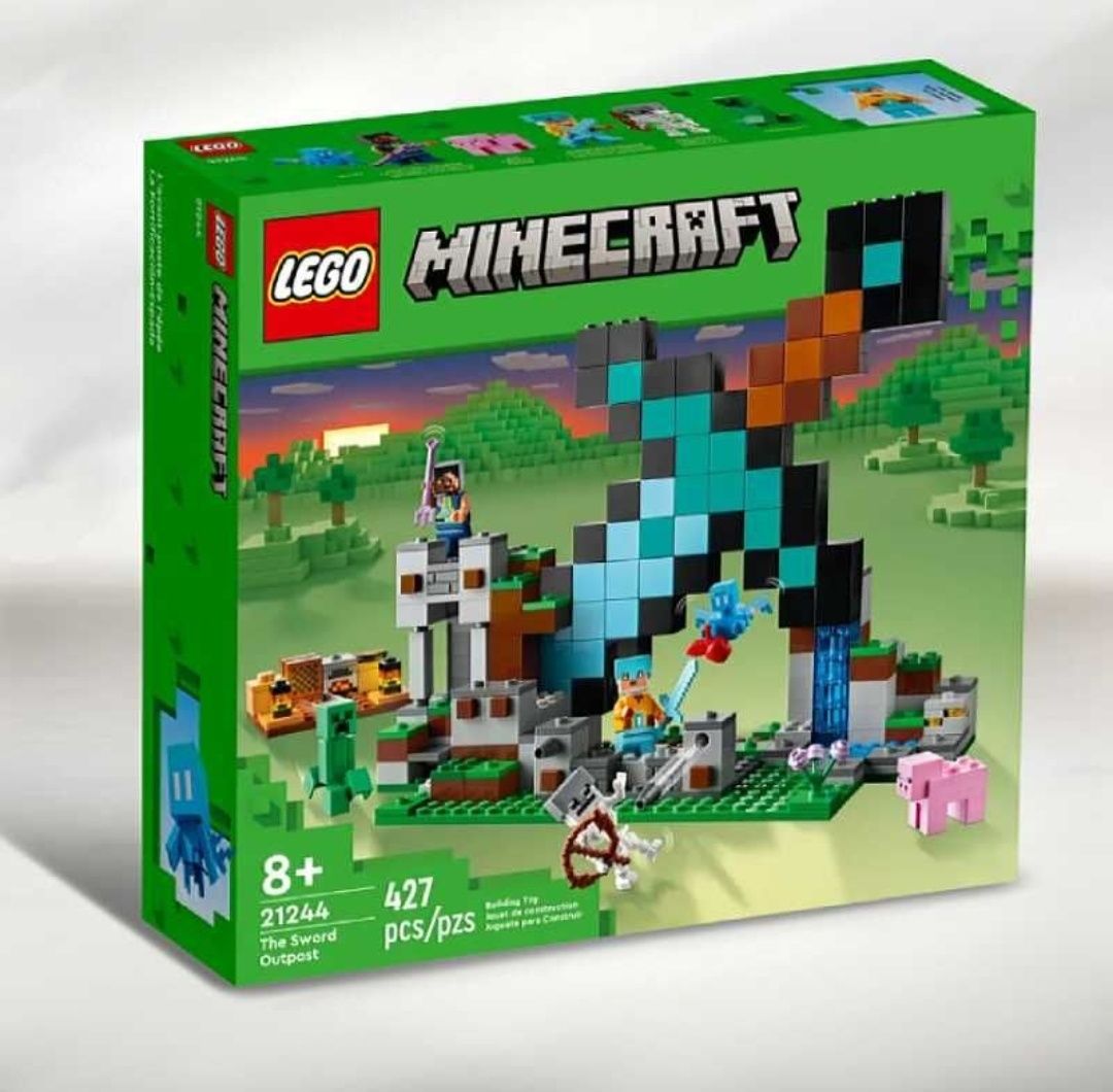 8 НОВИХ Lego Minecraft 21242 21245 21250 21257 21244 майнкрафт ОПИС!