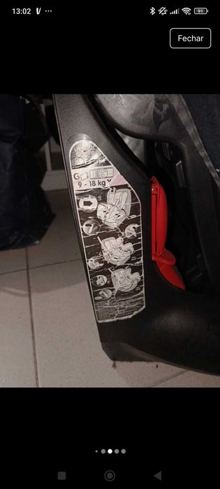 Cadeira auto de criança