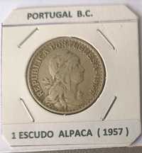 Moedas Da 2ª  República Portuguesa  « 1 Escudo Alpaca »