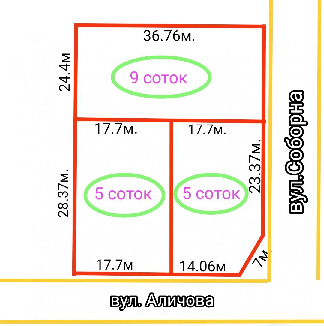 Білогородка кутова ділянка 5 соток