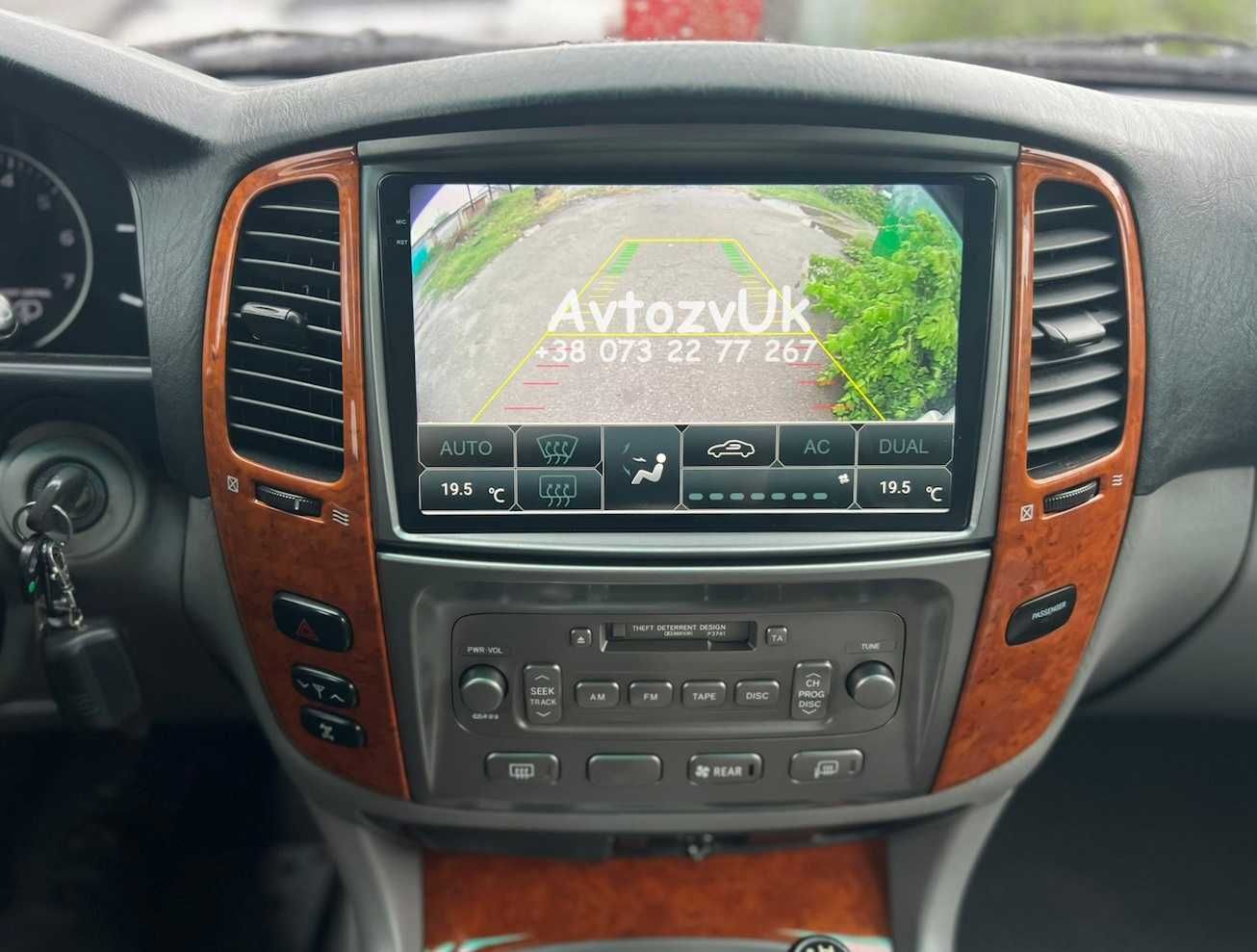 Магнитола LAND CRUISER LC 100 Toyota GPS TV USB LC100 2 дин Android 14