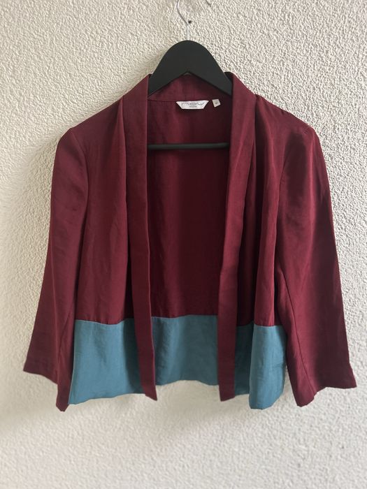 Marynareczka narzutka, super połączenie kolorów