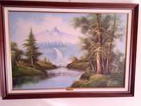 Quadro pintado a óleo