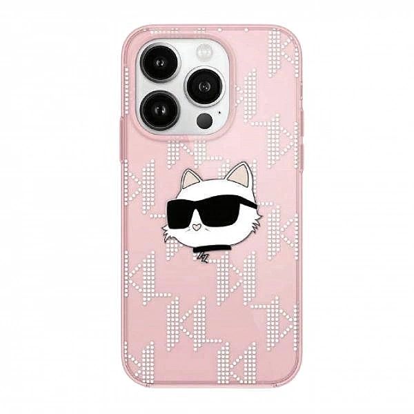Etui Karl Lagerfeld IML Choupette Head & Monogram na iPhone 15 Pro Max
