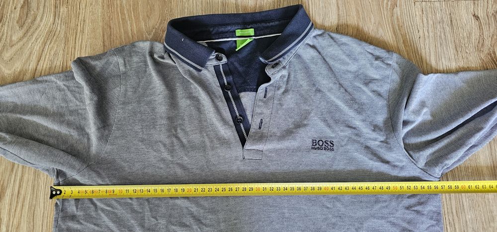 Boss koszulka męska polo z długim rękawem rozmiar XL wymiary foto