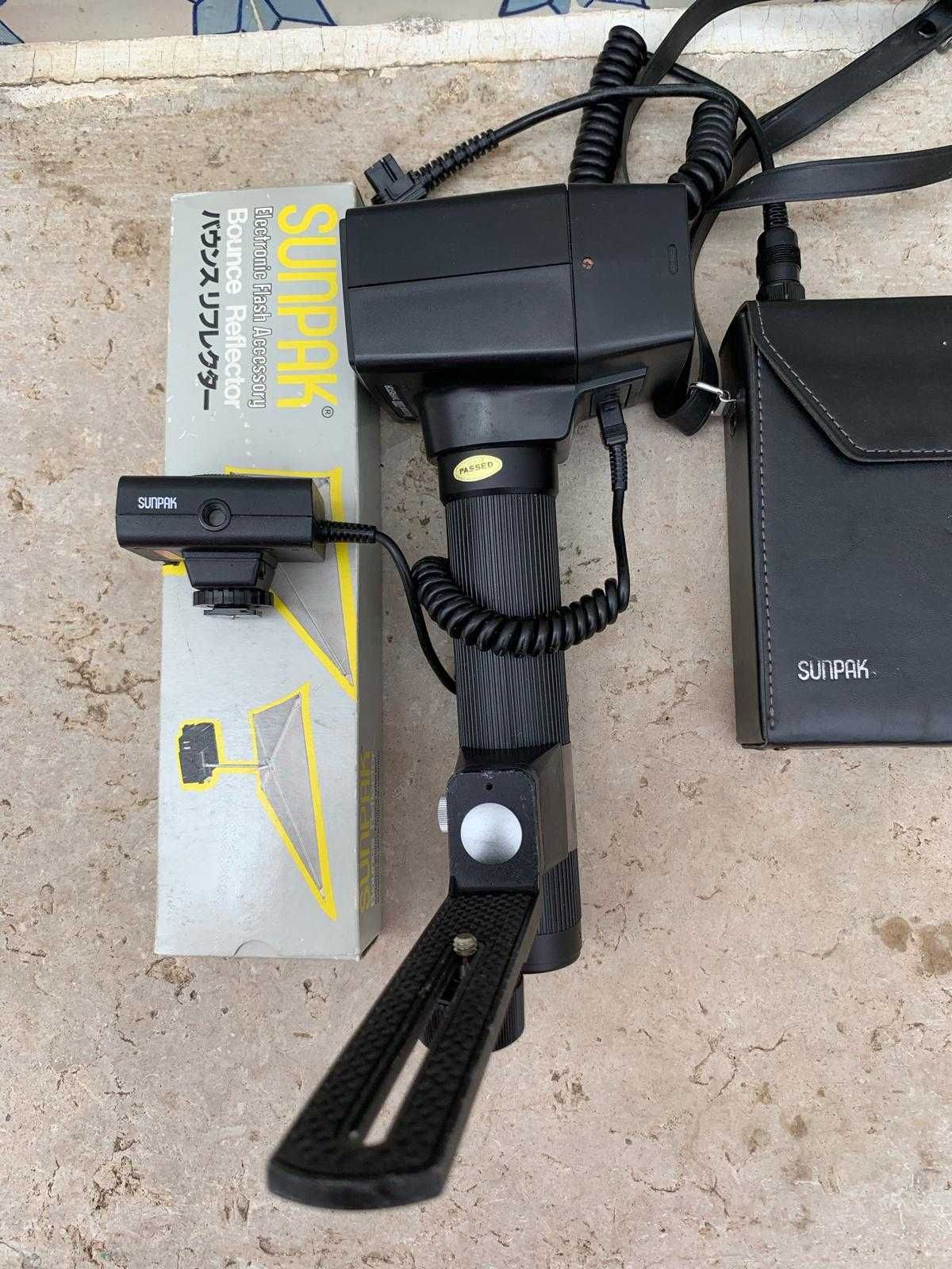 Pentax MX (anos 80) + sitema FLASH