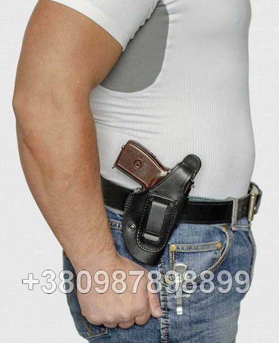 Оперативная кобура для ПМ кожаная кобура скрытого ношения ПМ и Форт-17
