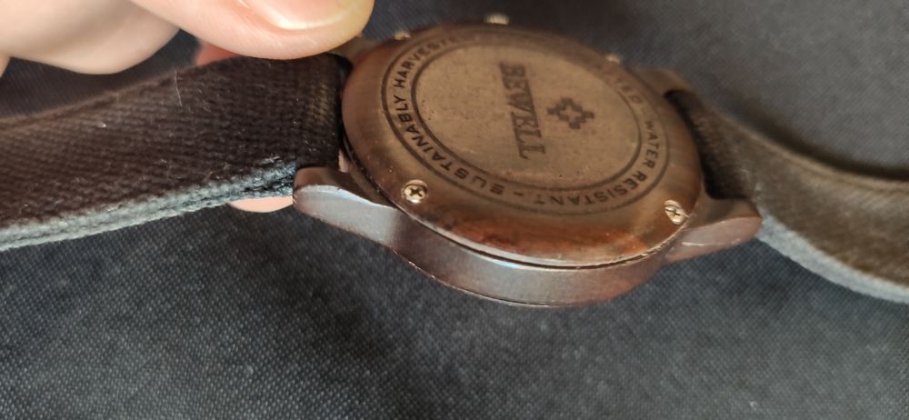 Zegarek drewniany kwarcowy Bewell