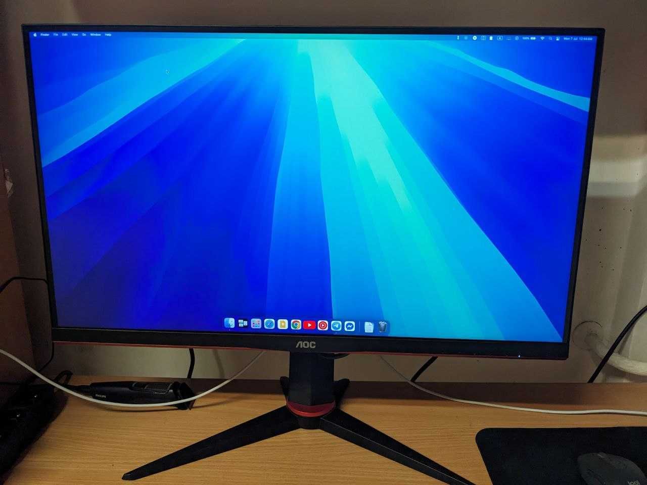 Monitor AOC Gaming Q24G2A/BK 23.8" 2560x1440px 165Hz IPS 1 ms