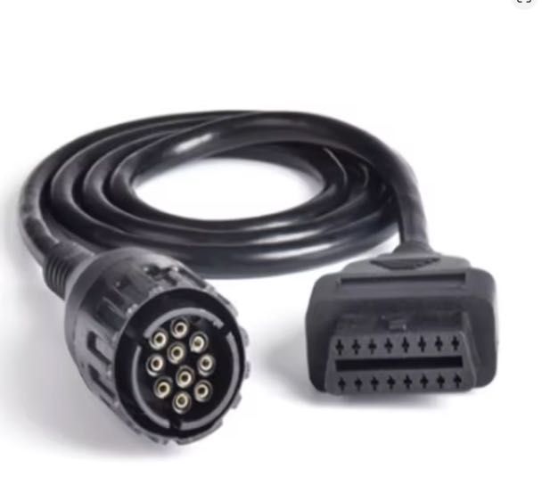 Cabo diagnostico motos BMW 10 pinos para adaptador de 16 pinos obd2