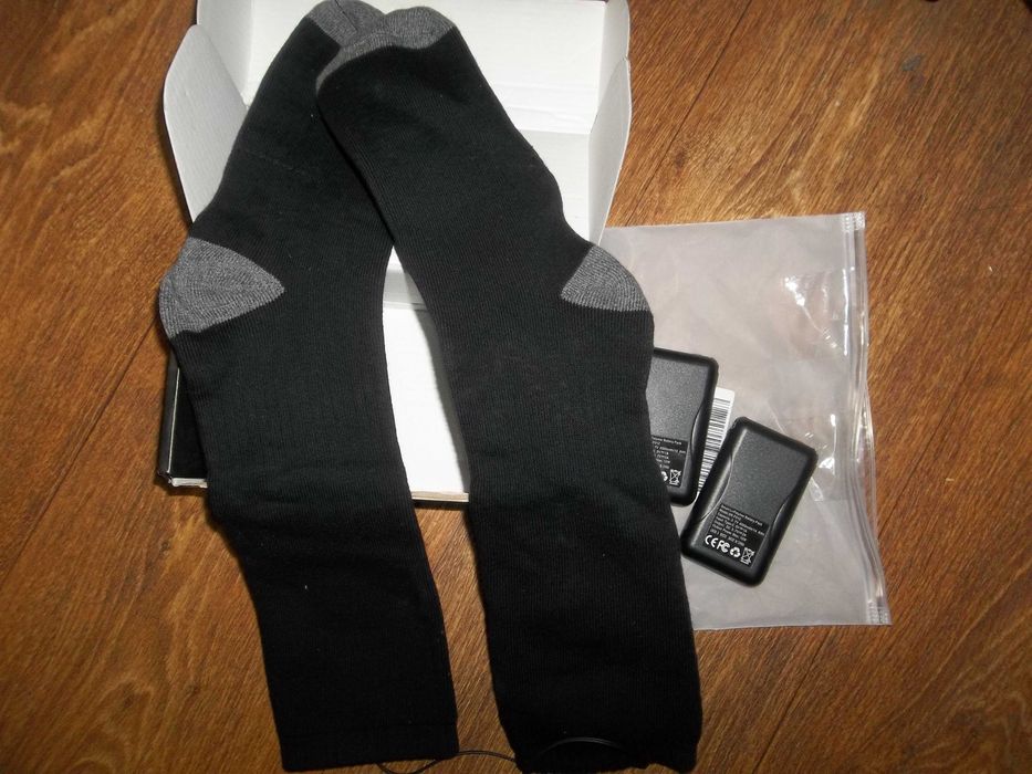 носки с подогревом от аккумуляторов.