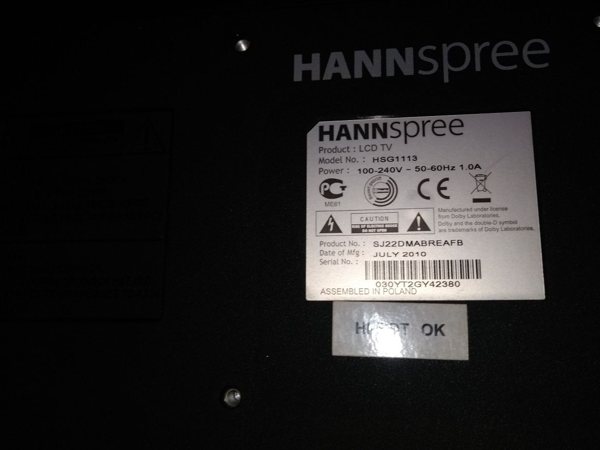 TV LED hannspree hsg1113