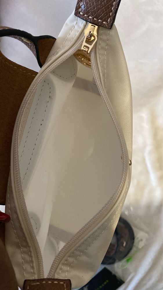 Longchamp mini xs bege