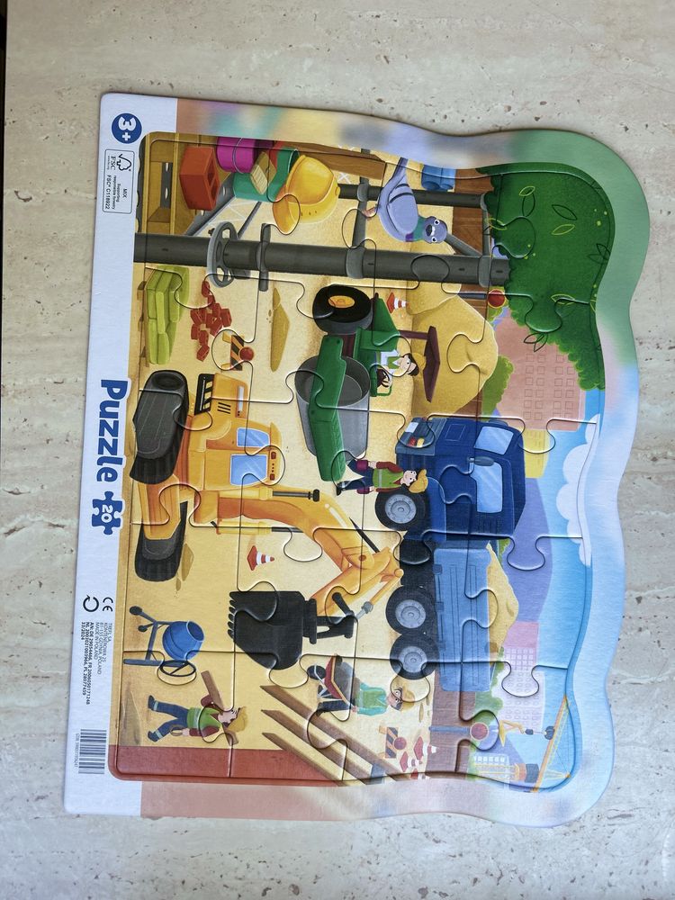 Puzzle 3+ – „Praca na budowie”