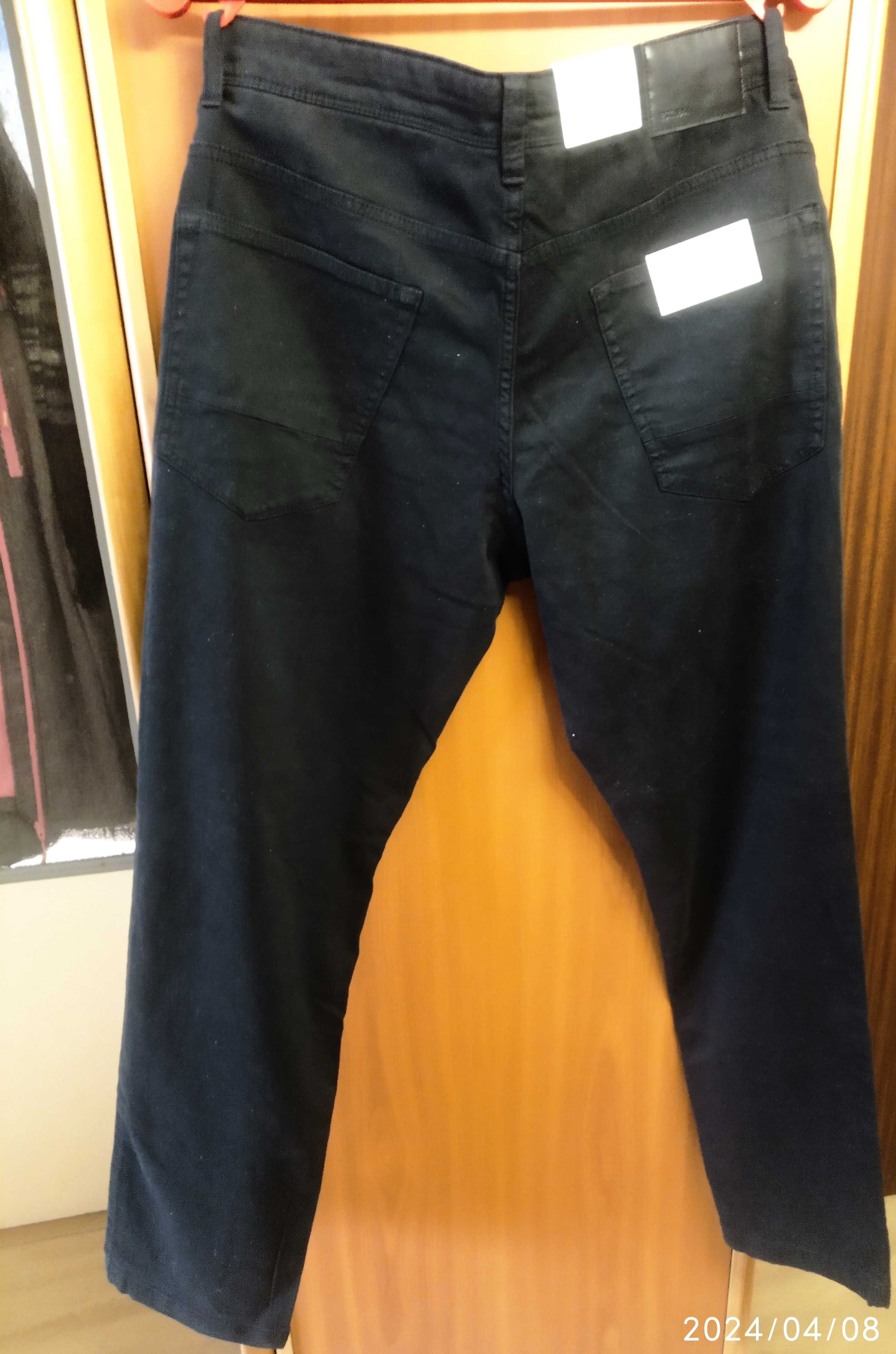 Spodnie jeans męskie C&A czarne slim bawełna W 36 L 32