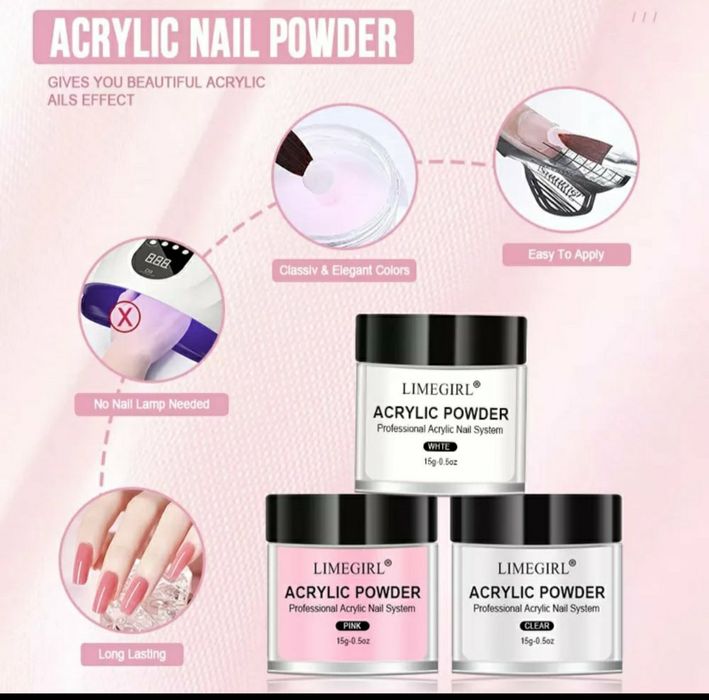 Акрилова пудра, акриловая пудра