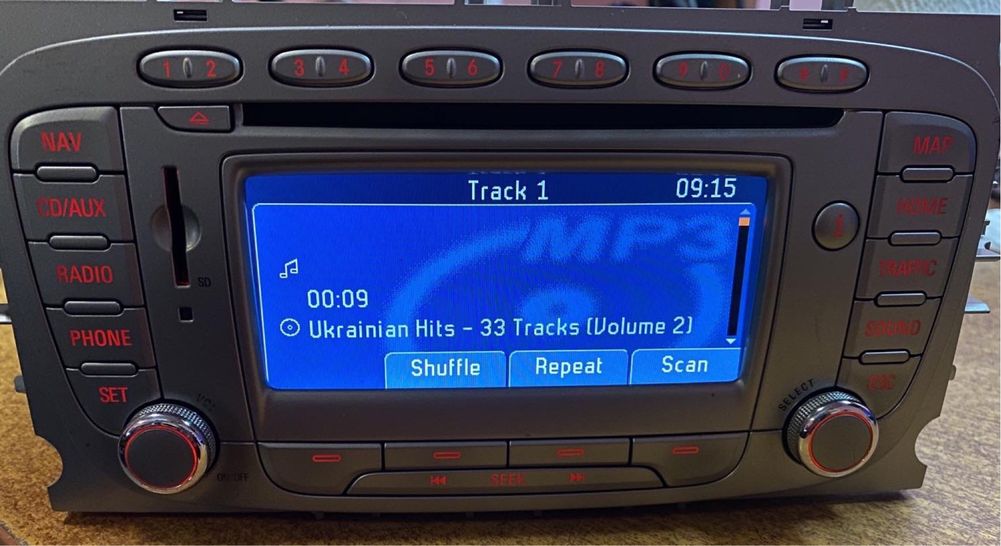 Blaupunkt TrevelPilot FX/ Ford Focus 2/ Mondeo 4 код, ремонт