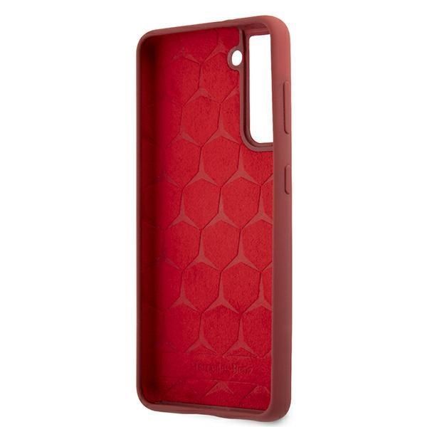 Mercedes Mehcs21Msilre S21+ G996 Czerwony/Red Hardcase Silicone Line