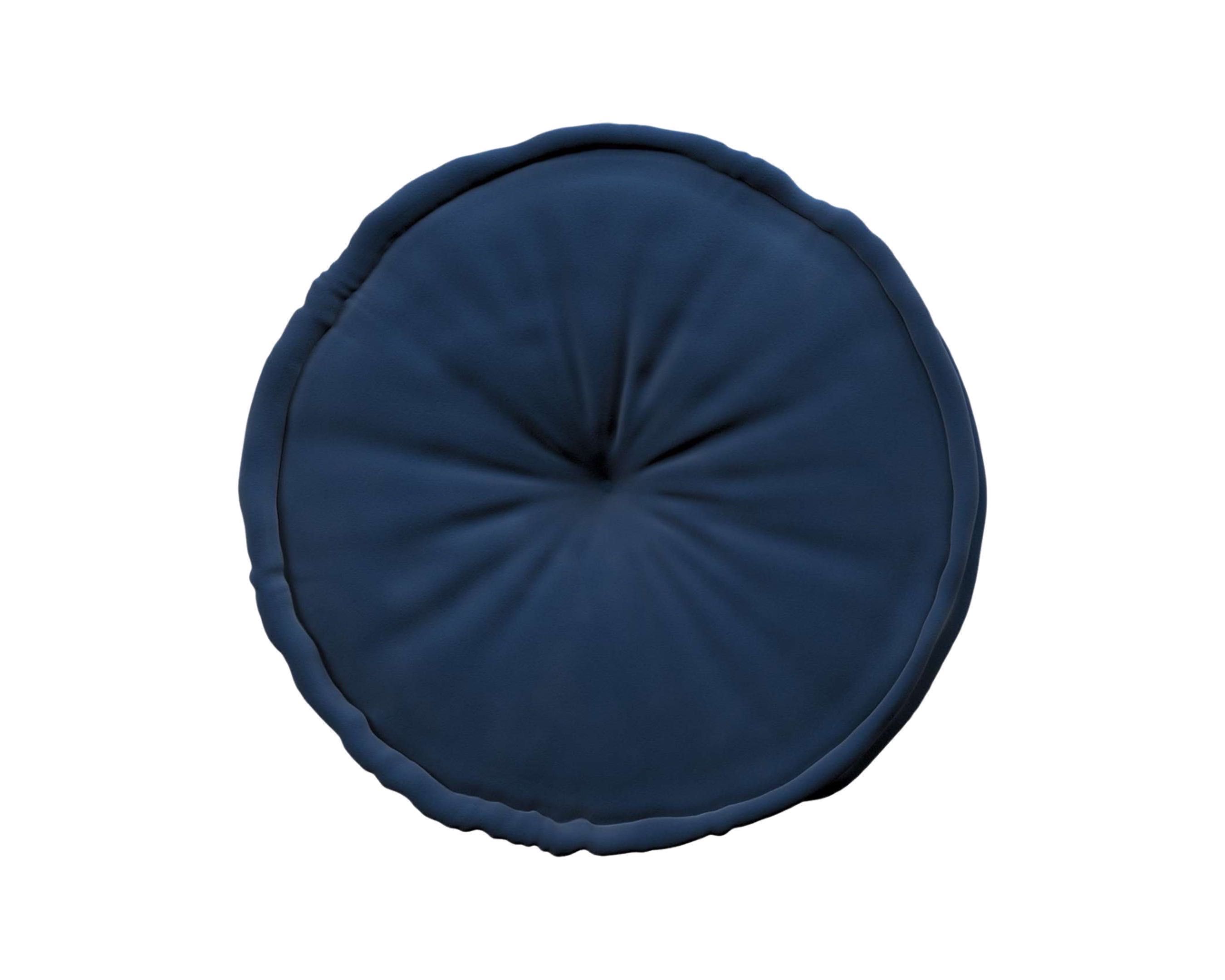 Подушка круглая футон на стул кресло 100x5см Велюр 14 размера 36 цвета