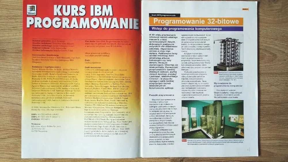 Kurs IBM Programowanie Delphi 3 Zeszyty Płyta CD Cena Za Zestaw!