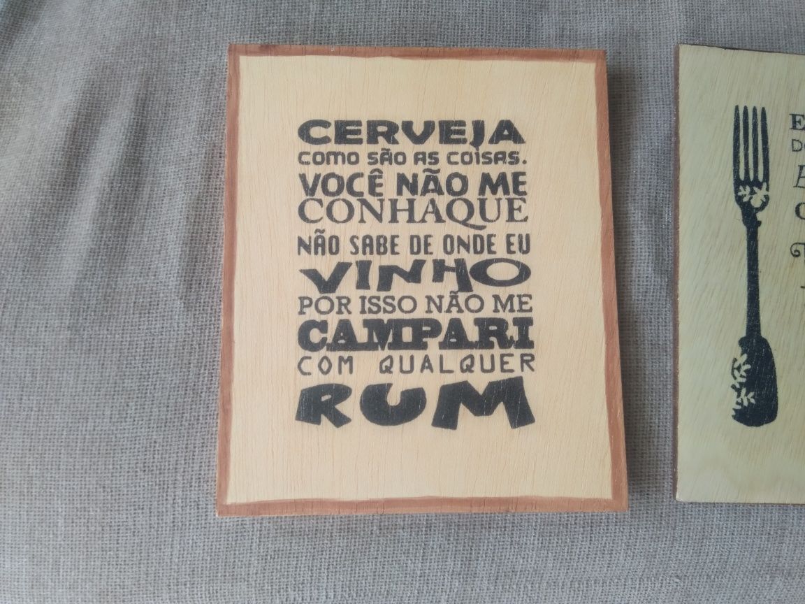 Placas decorativas