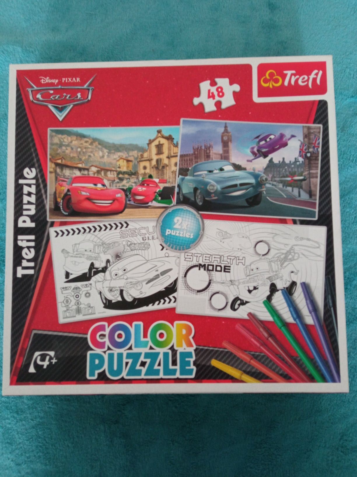 Puzzle Trefl 2 obrazki z filmu The Cars