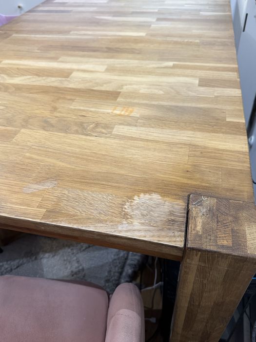 Stół drewniany 140x80 z krzesłami