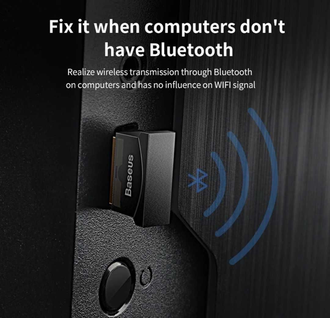 Bluetooth-адаптер блютуз Baseus 4.0 БЕСПЛАТНАЯ ДОСТАВКА