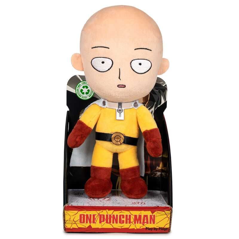PROMO:Peluche One Punch Man Saitama 29cm em GiftBox