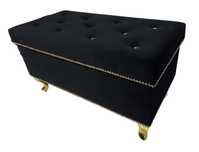 Pufa skrzynia glamur 80x40