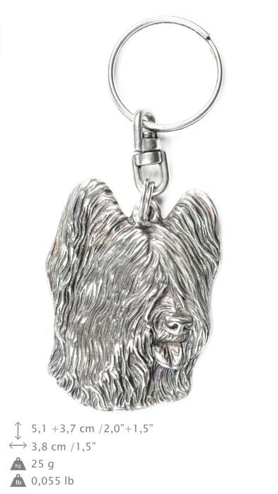 Owczarek francuski Briard brelok do kluczy Art-Dog