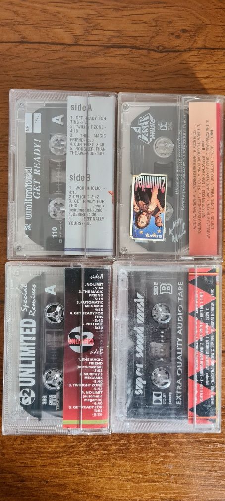 2 Unlimited zestaw 4 kaset MC