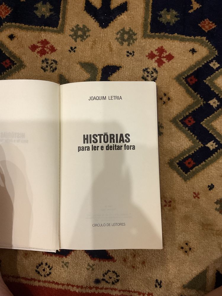 Livro Joaquim Letria - Histórias para ler e deitar fora