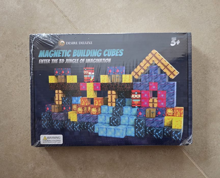 Nowe klocki magnetyczne Desire Delux 87 kawałków